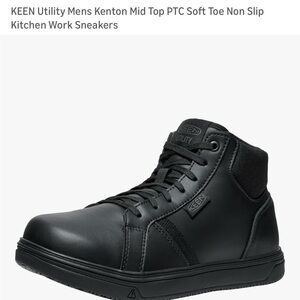 KEEN Men's Kenton Utility Black Mid-top Shoes